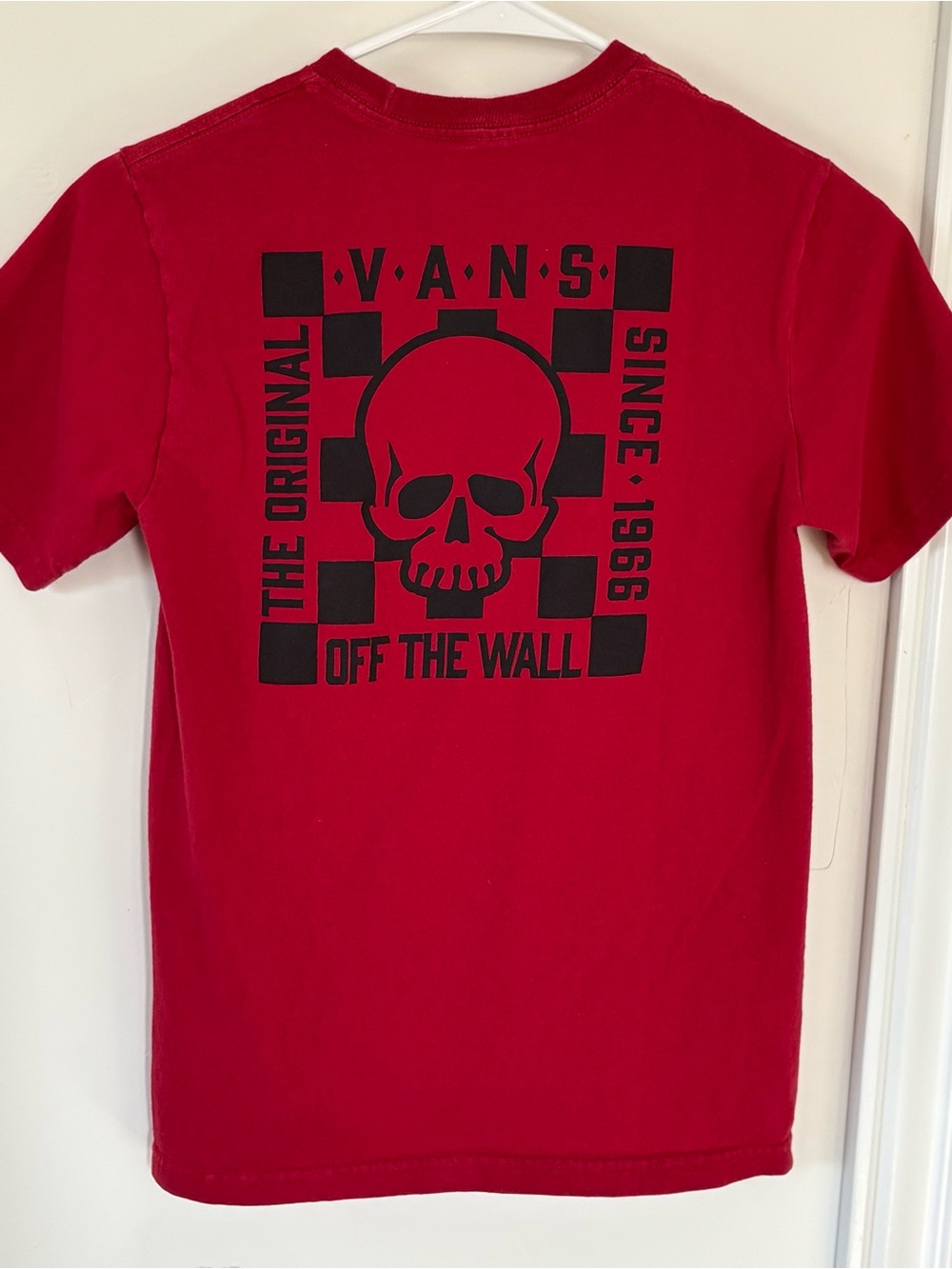 Boys Vans Red Crewneck T‑Shirt
